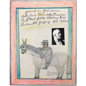 Franz Gableck, Pferd mit Reiter, undated