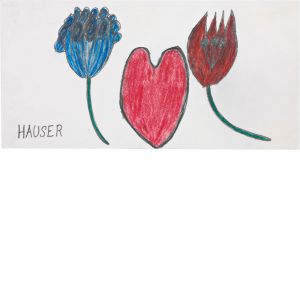 Johann Hauser, Geburtstagskarte, undated
